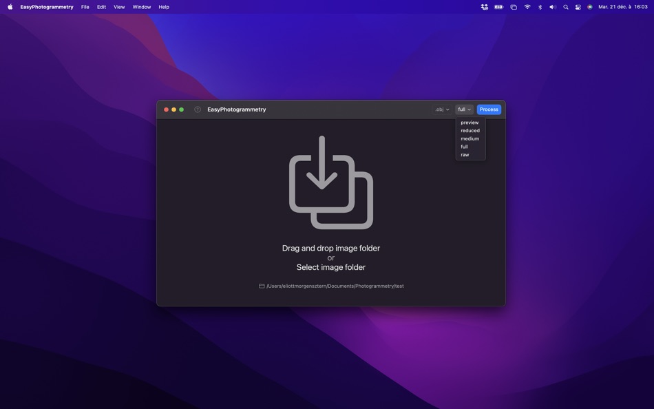 #3. Easy Photogrammetry (macOS) بواسطة: Eliott Morgensztern