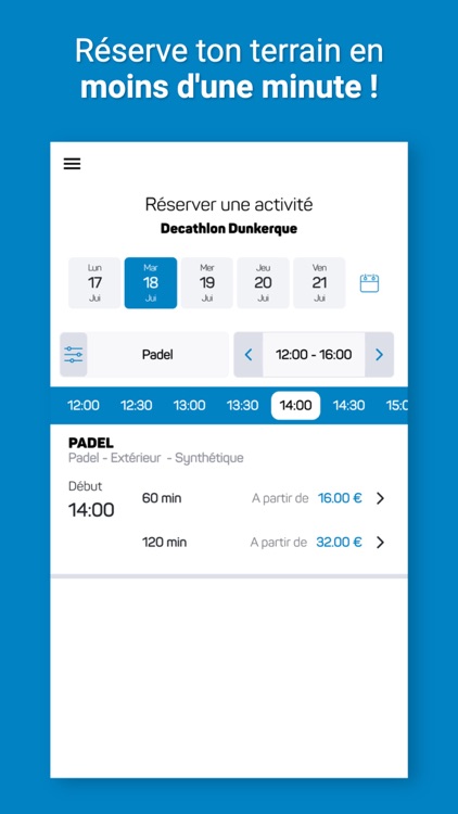 Padel Decathlon Dunkerque