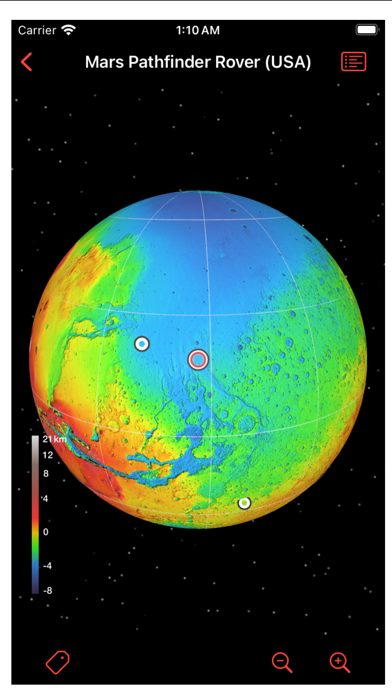 Screenshot #1 pour Mars Info Lite
