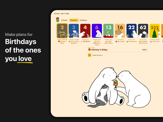Screenshot #6 pour Bears Countdown