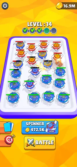 Game screenshot Spinner Battle Merge Master mod apk