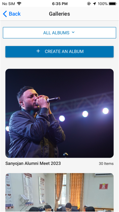 CHARUSAT Alumni Association Screenshot