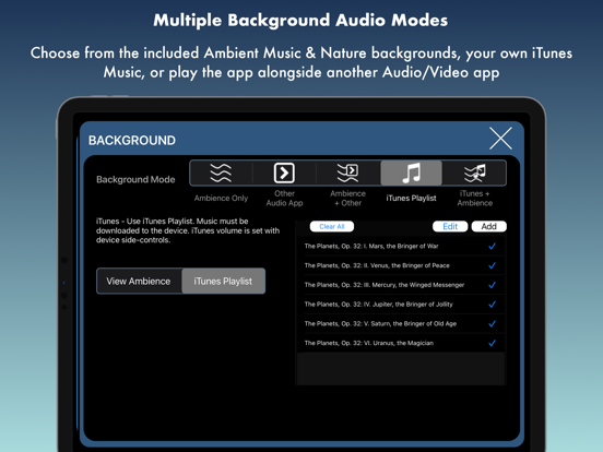 BrainWave: 37 Binaural Series™ iPad app afbeelding 6