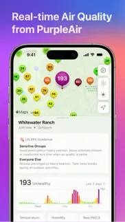 paku for purpleair iphone screenshot 1