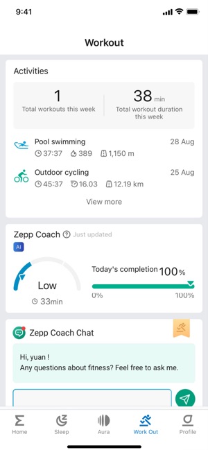 Zepp (formerly Amazfit) on the App Store