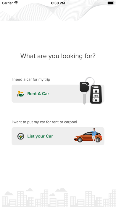 nRide Car Rentals Screenshot