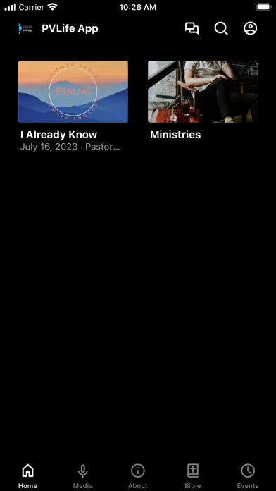 Palmdale Vineyard Church Screenshot
