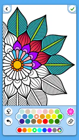 Game screenshot Flower mandala coloringbook apk