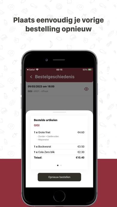 Frituur GIGI Screenshot