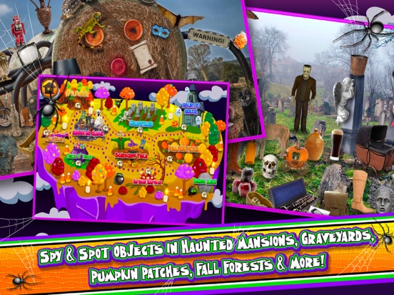 Screenshot #6 pour Hidden Objects Halloween Game
