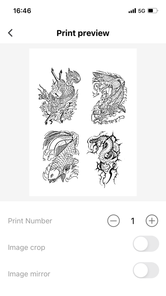 #3. Tattoo Print (iOS) 由: 桂凤 陈