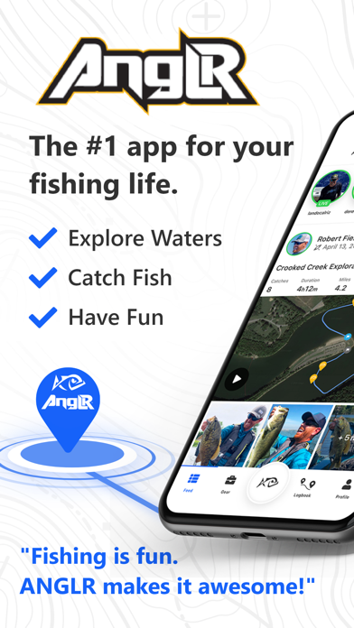 Fishing App: ANGLR Logbook Screenshot