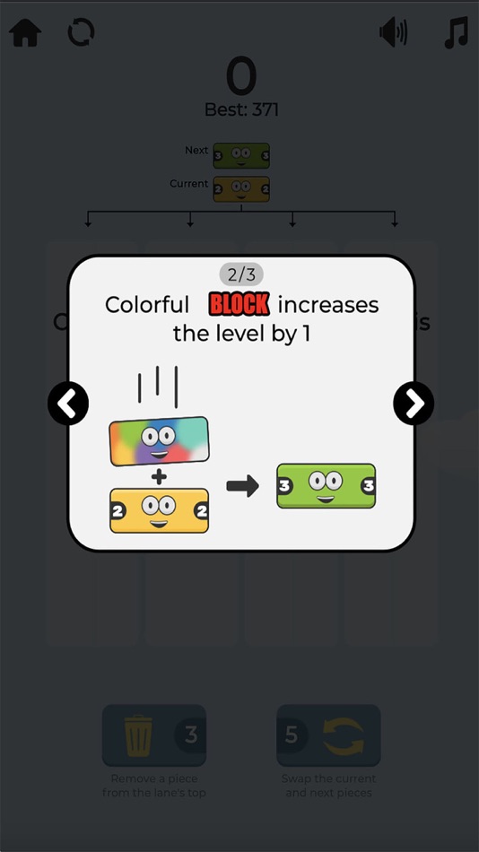 #4. Merging Blocks Game (iOS) 来自: Liana Silva