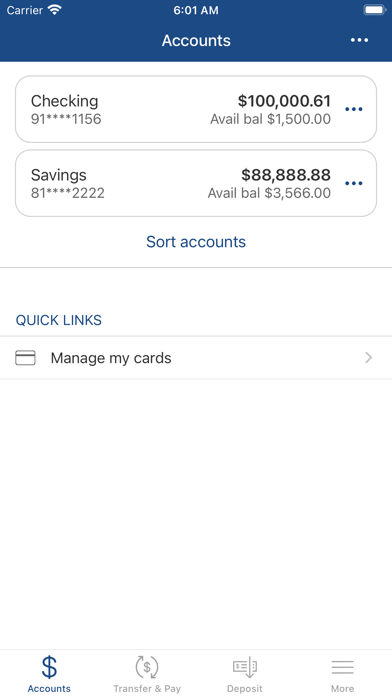 DeWitt Bank & Trust Co Screenshot