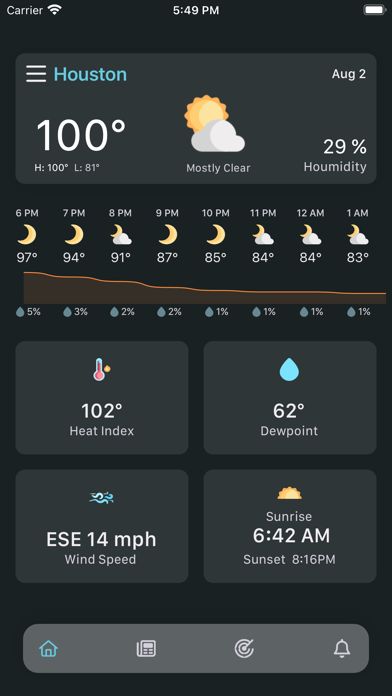 Space City Weather Screenshot