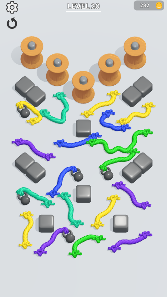#8. Merge Rope (iOS) 由: Babil Studios