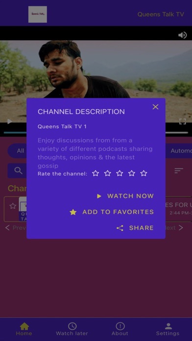 Queen's Talk TV One Screenshot