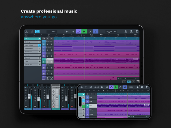 Screenshot #1 for Cubasis 3 - DAW & Music Studio