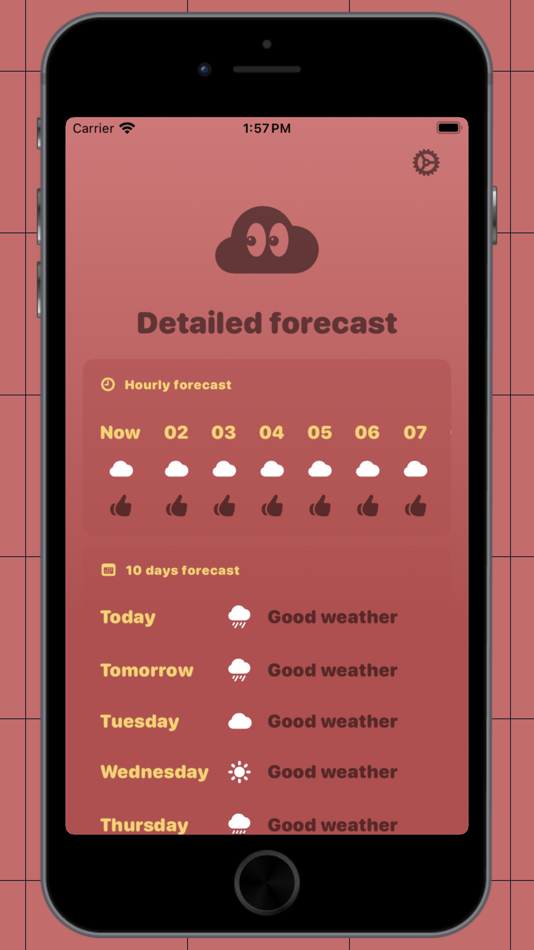 #3. Bad weather: Countdown (iOS) 由: Serhii Pryimachuk