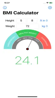 mybmi+ weight checker iphone screenshot 1
