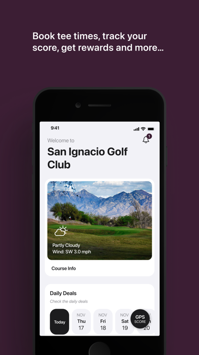 San Ignacio Golf Tee Times Screenshot