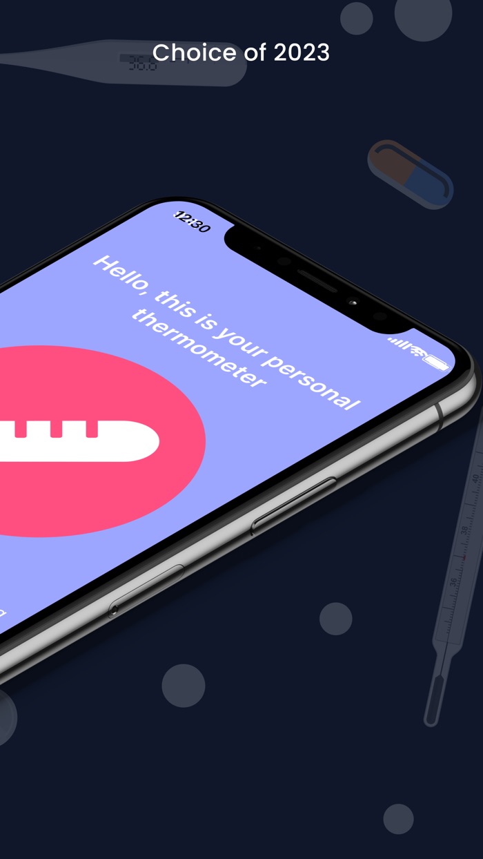 The thermometer body temp арр