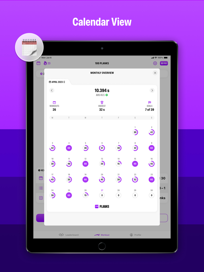 Plank Workout and Fitness App