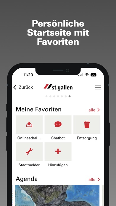 Stadt St.Gallen Screenshot