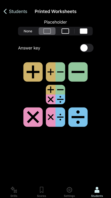 Math Drills Screenshot