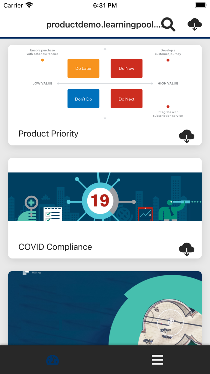 Learning Pool LMS App