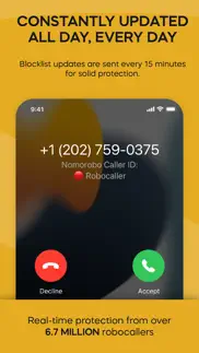 nomorobo - robocall blocker iphone screenshot 2