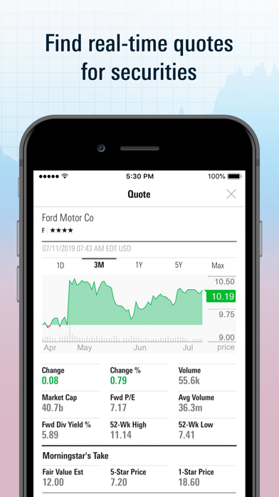 Morningstar for Investors Screenshot