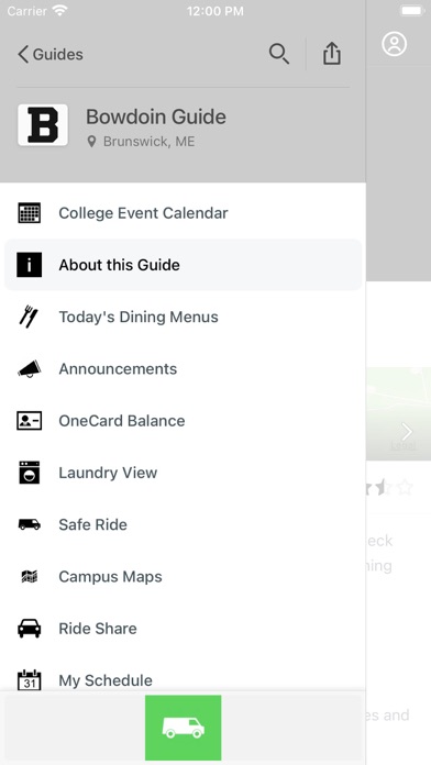 Bowdoin College Screenshot