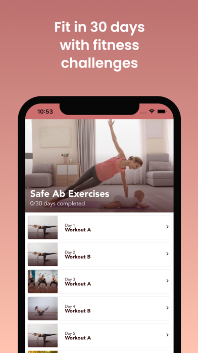 Fit Mom - Postnatal Workouts Screenshot