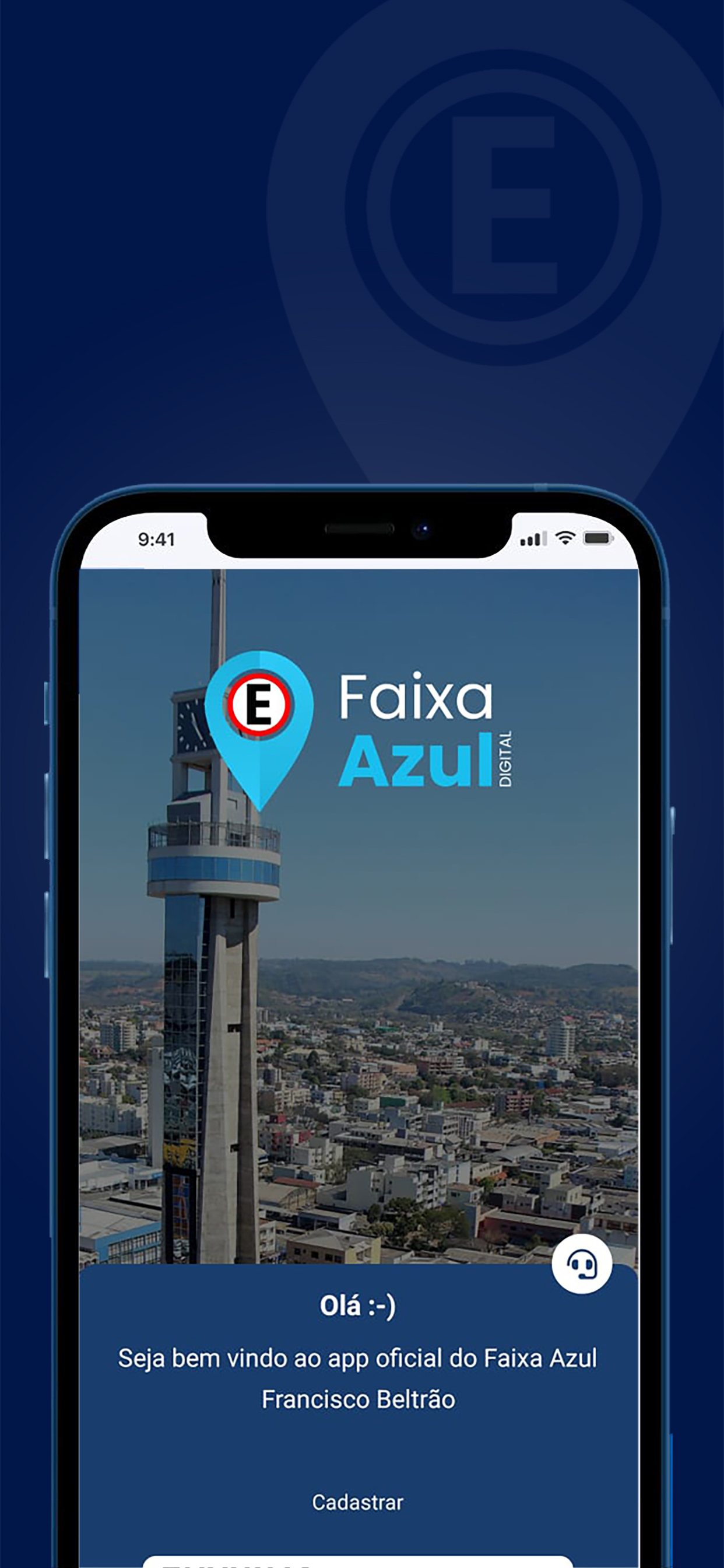 Faixa Azul Francisco Beltrão