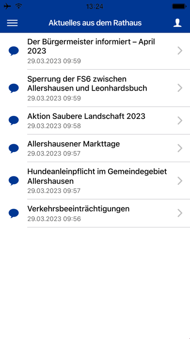 Gemeinde Allershausen Screenshot