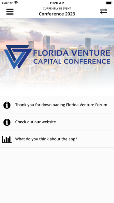 Florida Venture Forum Screenshot