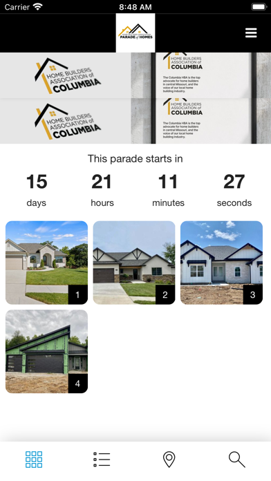 HBA Columbia Parade of Homes Screenshot