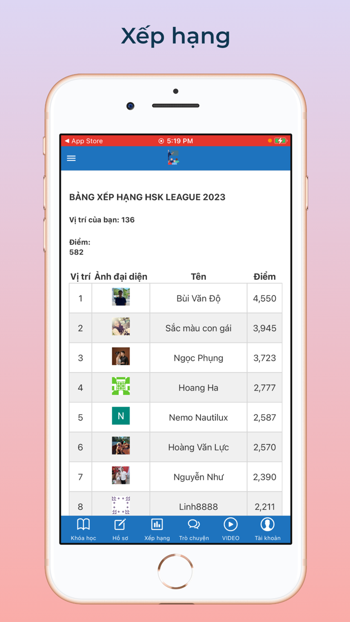 HSK online - Học tiếng Trung