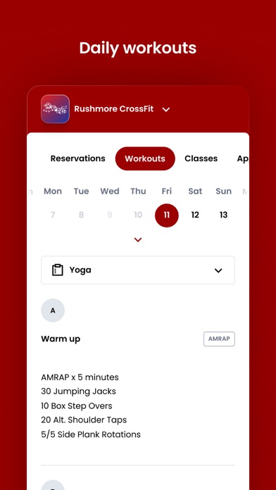 Rushmore CrossFit Screenshot