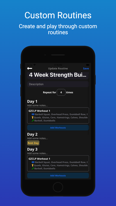 Strengthic - Workout Tracker Screenshot