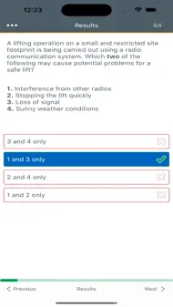 CITB MAP HS&E Test V9 iphone resimleri 1