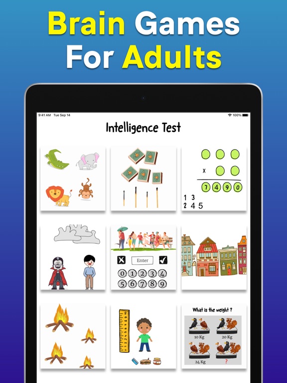 IQ Test: Brain Cognitive Games