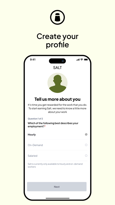 Salt: Work and Get Rewarded Screenshot