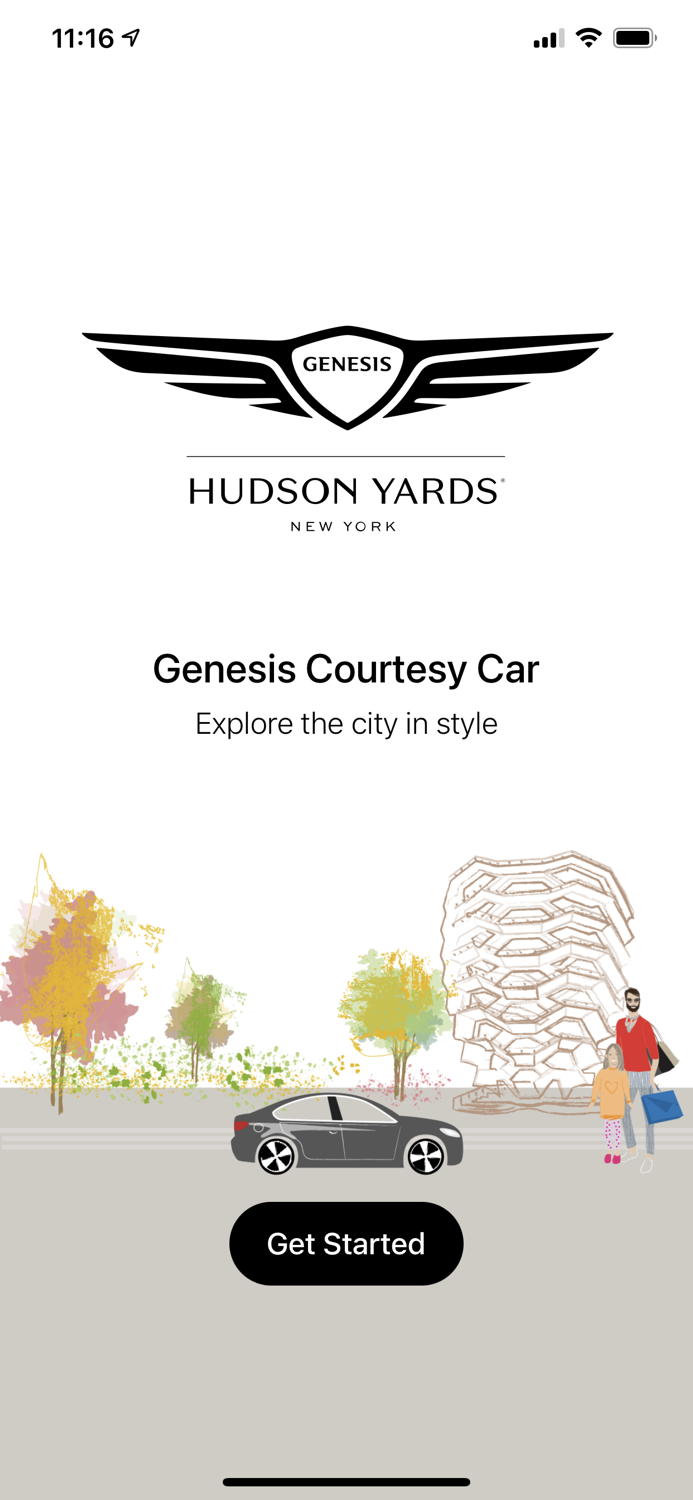 Genesis Courtesy Car