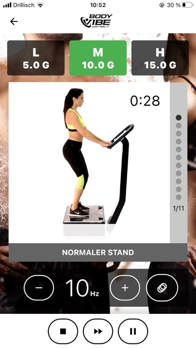 Bodyvibe VisualCoach Screenshot