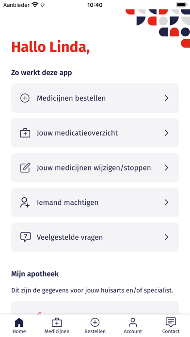 Nationale Apotheek Screenshot