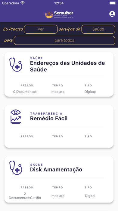 Santos Mulher Screenshot