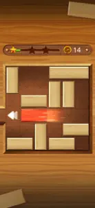 EXIT : unblock red wood block screenshot #4 for iPhone