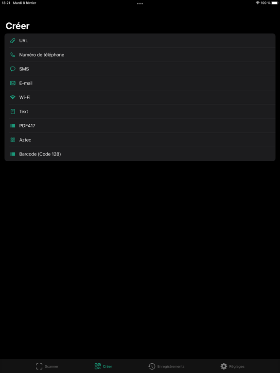 Screenshot #5 pour Scanner/générer des codes QR